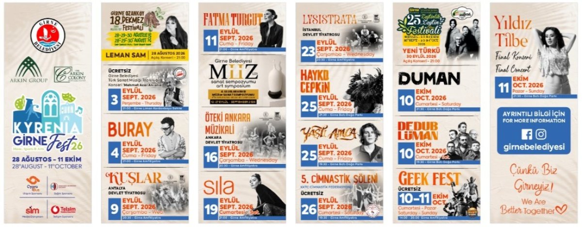 ‘Girne Arkın Group Fest26’ Başlıyor!