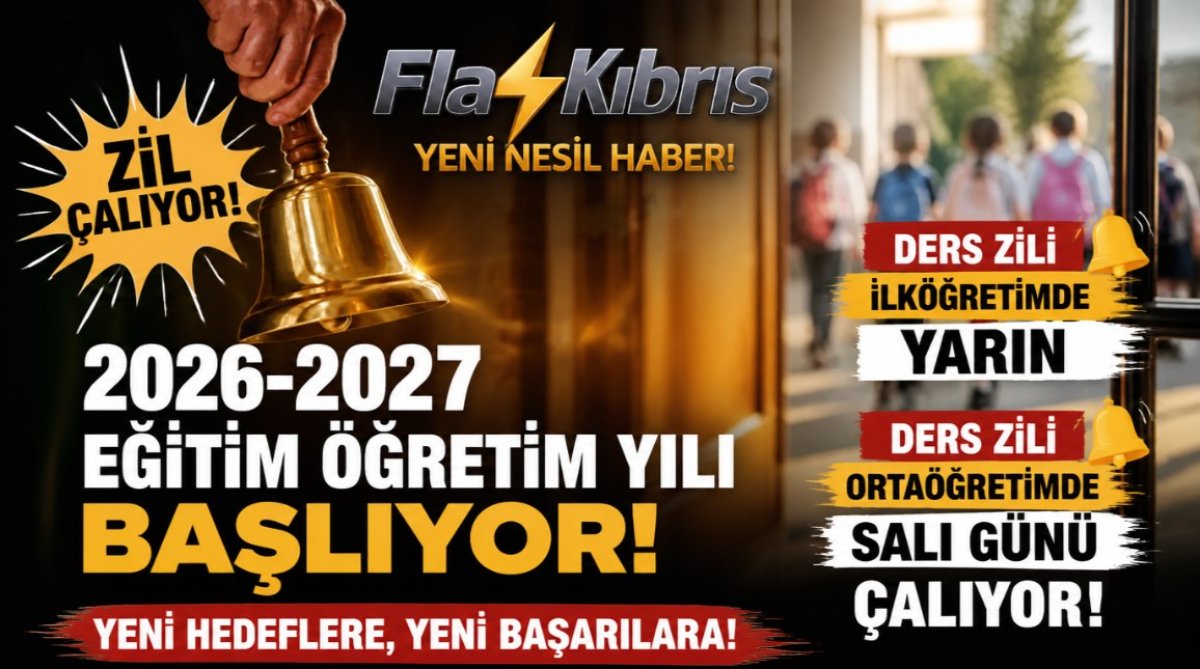 2026-2027 eğitim öğretim yılı başlıyor: Ders zili ilköğretimde yarın, ortaöğretimde salı günü çalacak