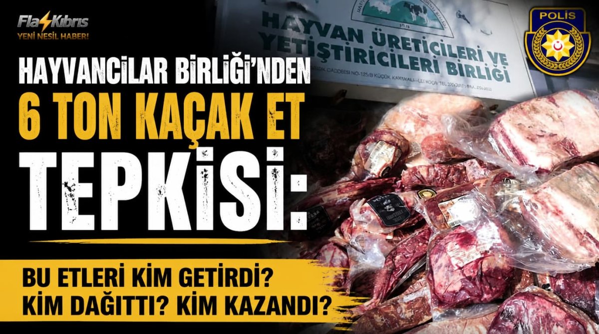 Hayvancılar Birliği'nden 6 ton kaçak et tepkisi