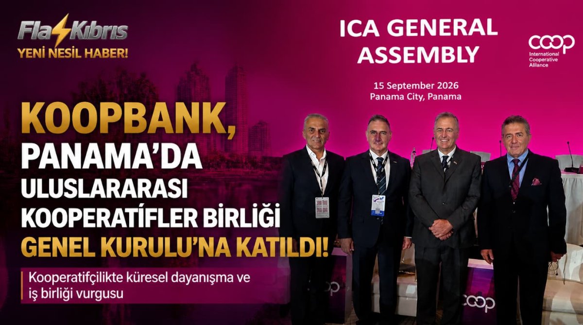 Koopbank Uluslararası Kooperatifler birliği genel kurulu'na katıldı