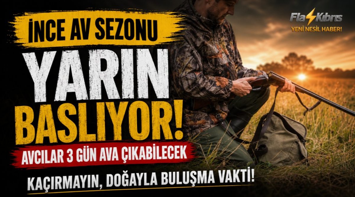 İnce Av Sezonu yarın başlıyor: Avcılar 3 gün ava çıkabilecek