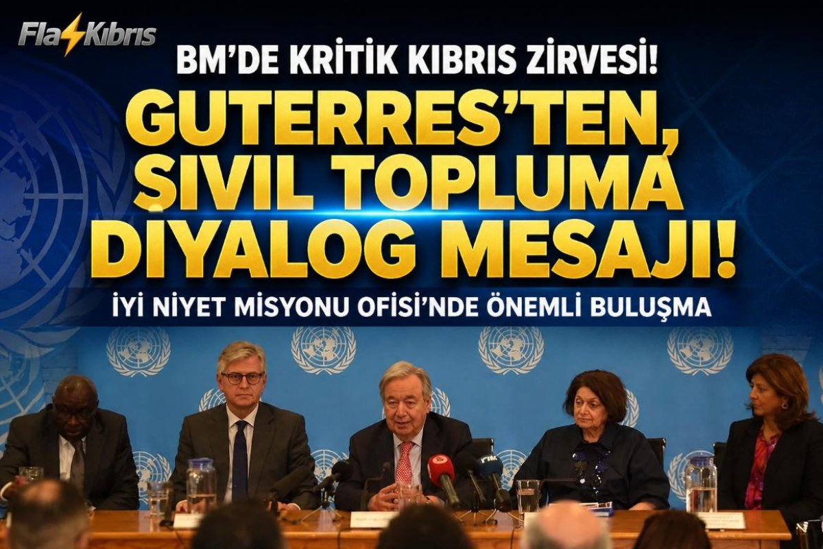 Antonio Guterres, sivil toplum örgütlerinin temsilcileriyle bir araya geldi