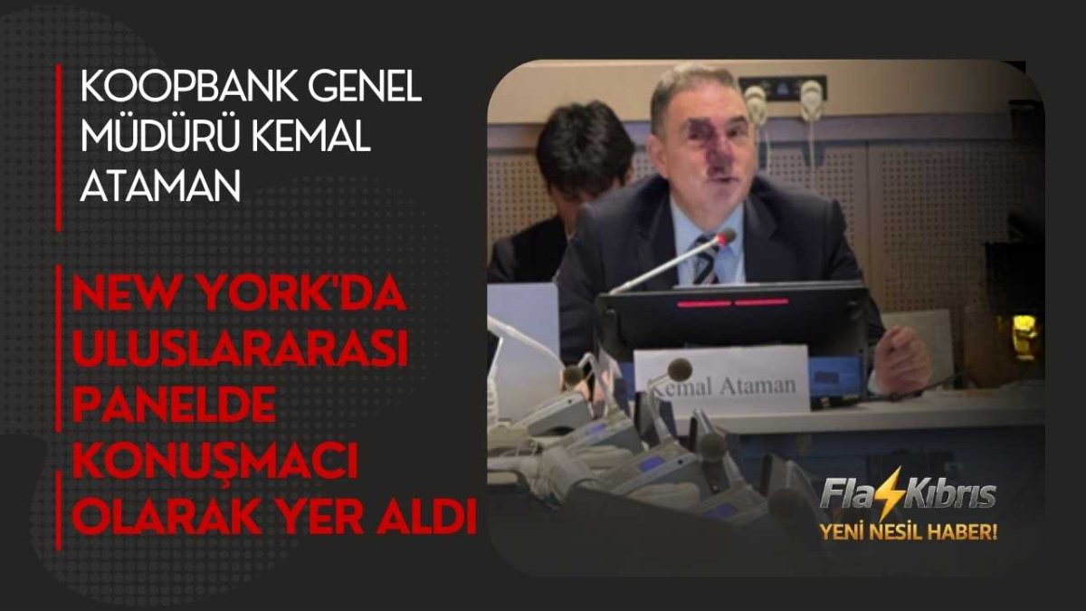 Ataman, New York'da uluslararası panelde konuşmacı olarak yer aldı