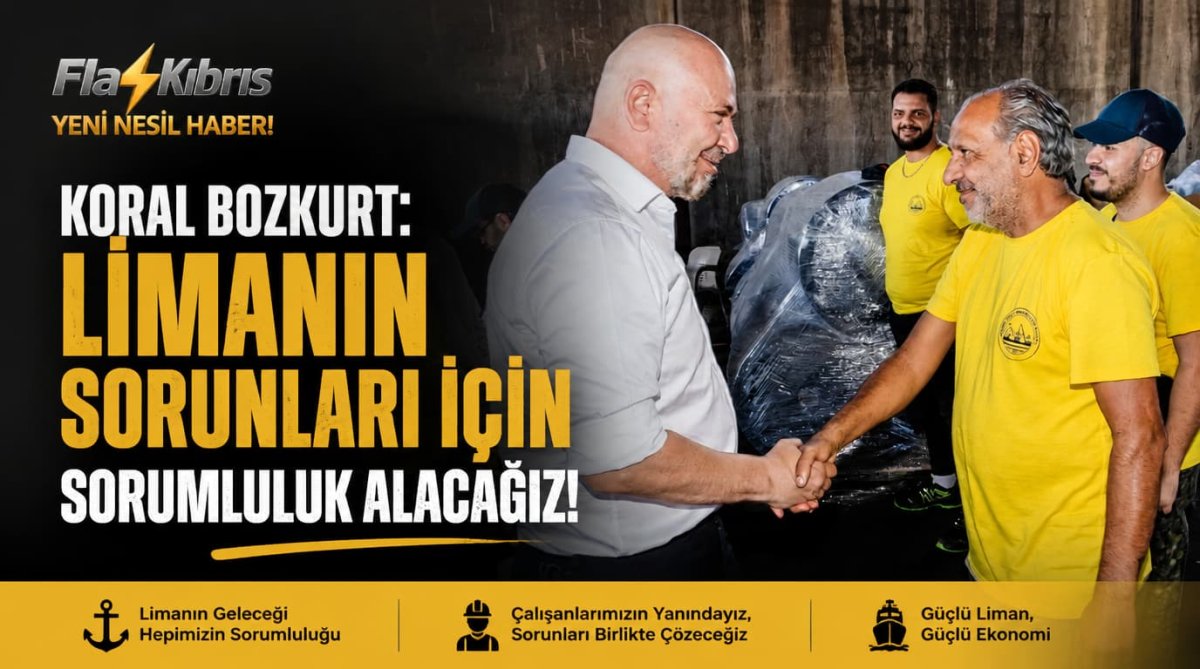 Koral Bozkurt: Limanın sorunları için sorumluluk alacağız