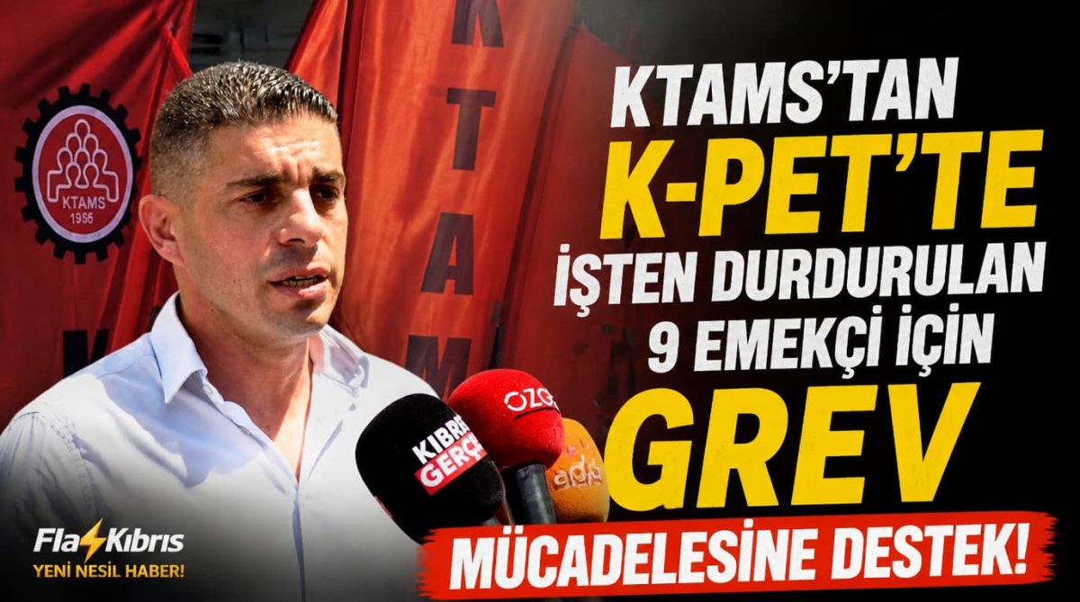 KTAMS’tan K-PET’te işten durdurulan 9 emekçi için grev mücadelesine destek