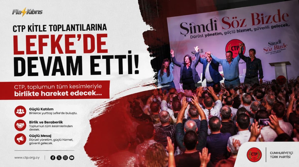 CTP kitle toplantılarına Lefke’de devam etti: CTP, toplumun tüm kesimleriyle birlikte hareket edecek