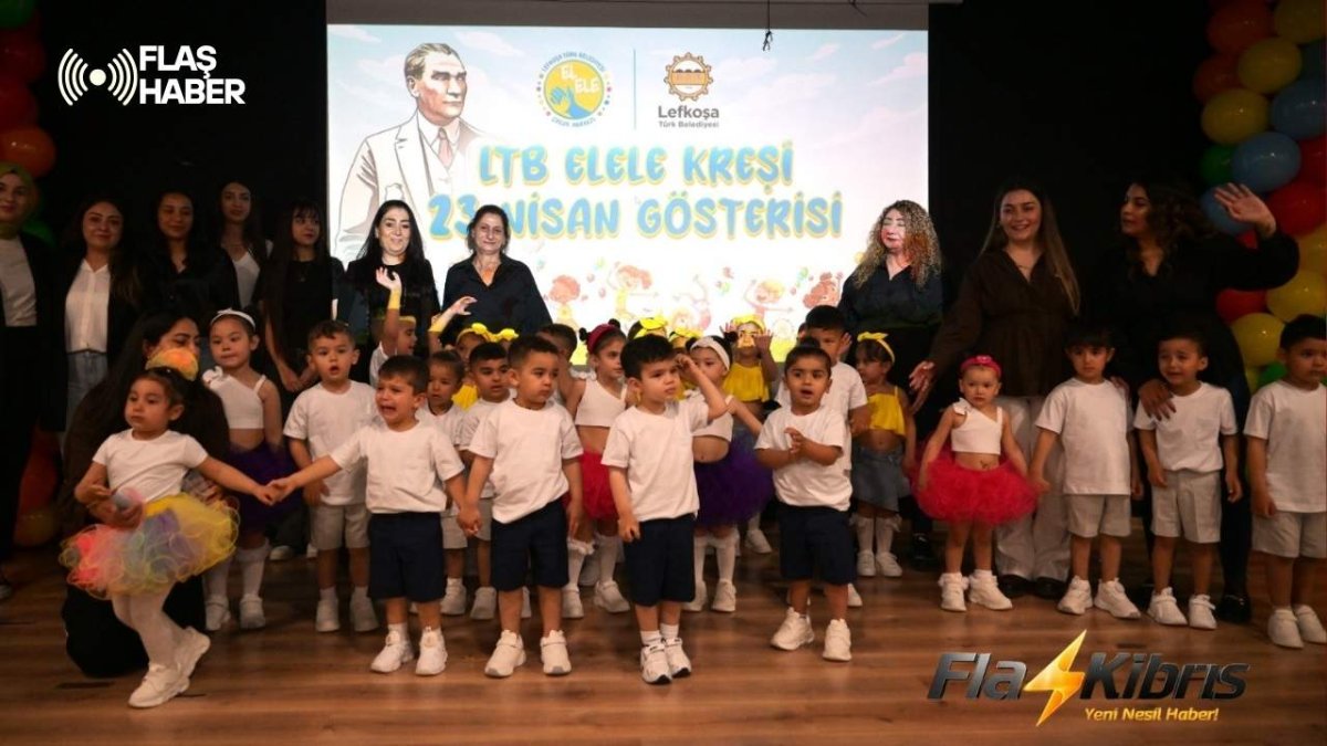 LTB El Ele Kreşi çocukları 23 Nisan’ı aileleriyle birlikte coşkuyla kutladı