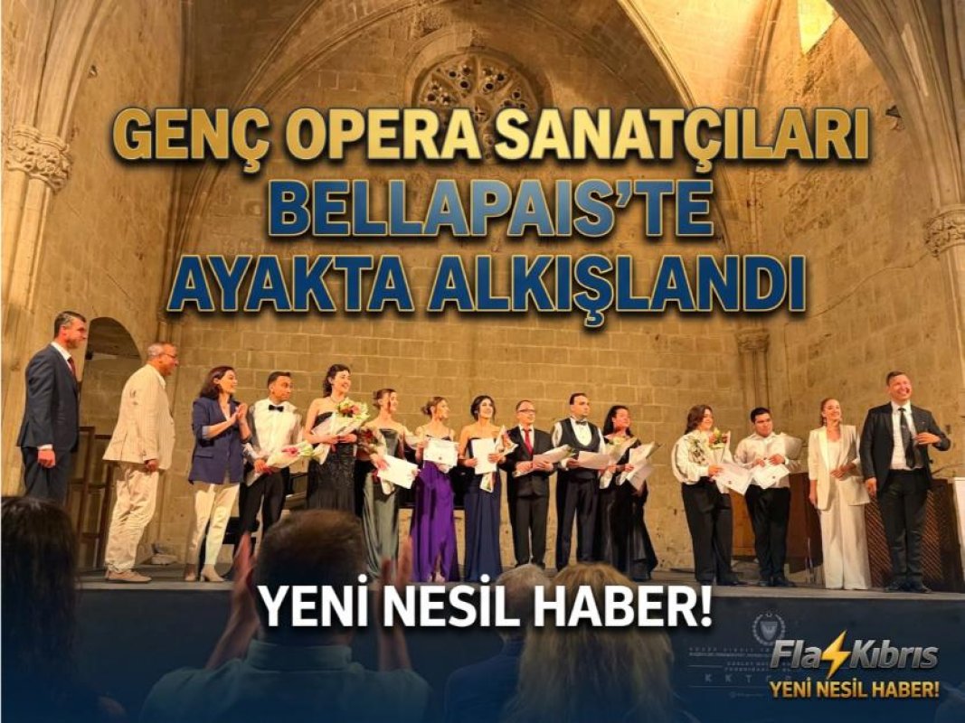 II. Operanın Genç Yetenekleri Konseri Bellapais'te Yoğun Katılımla Gerçekleşti
