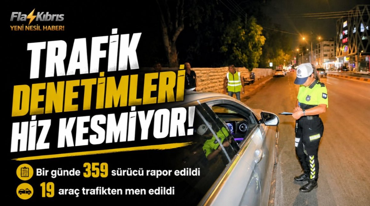 Trafik denetimleri hız kesmiyor
