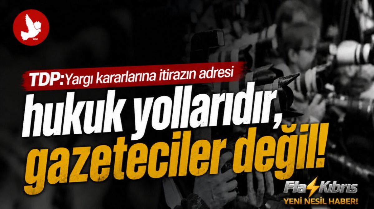 TDP: Yargı kararlarına itirazın adresi hukuk yollarıdır, gazeteciler değil