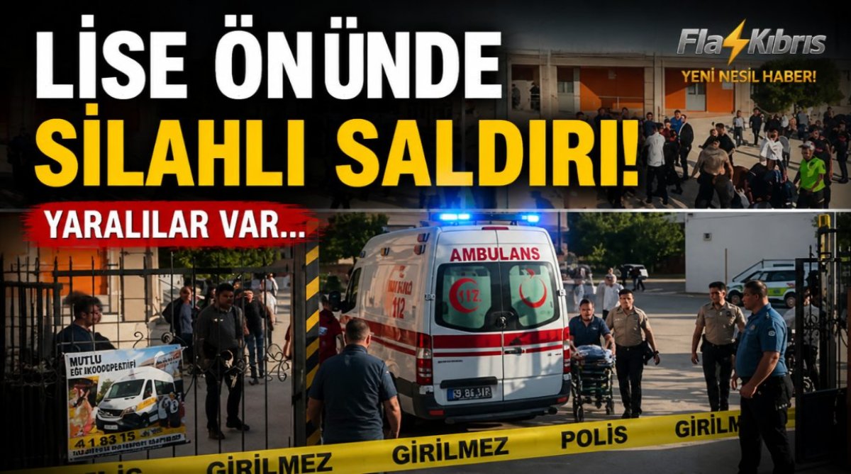 Türkiye'de Manisa Turgutlu'da lisenin önünde silahlı saldırı: Yaralılar var