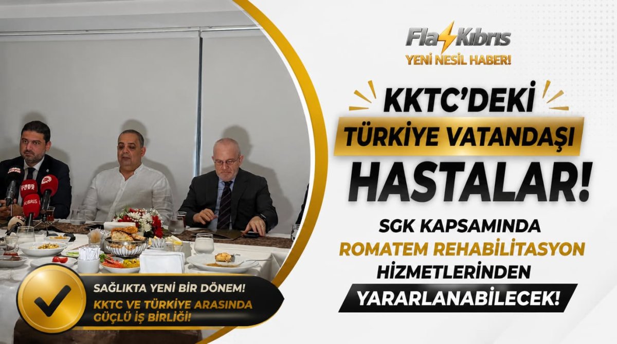KKTC’deki Türkiye vatandaşı hastalar SGK kapsamında Romatem rehabilitasyon hizmetlerinden yararlanabilecek