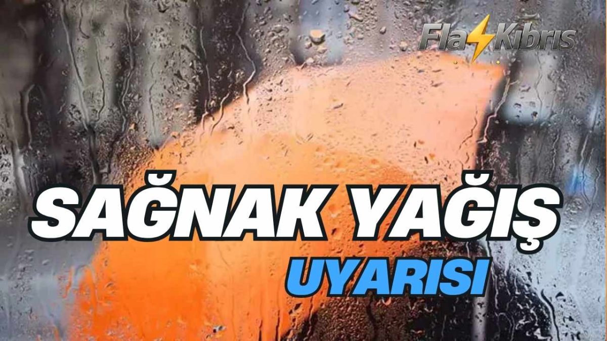 Yarın öğle saatlerinde sağanak bekleniyor