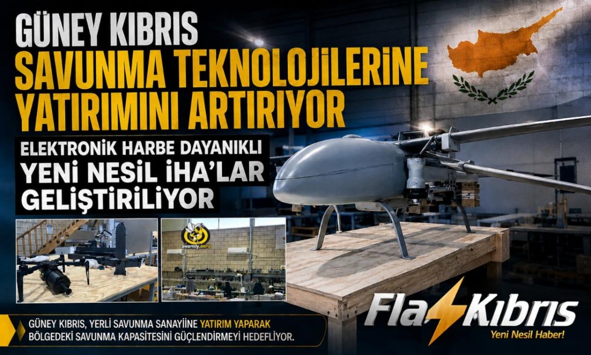 Güney Kıbrıs’ta “elektronik harbe karşı dayanıklı” İHA’lar üretiliyor
