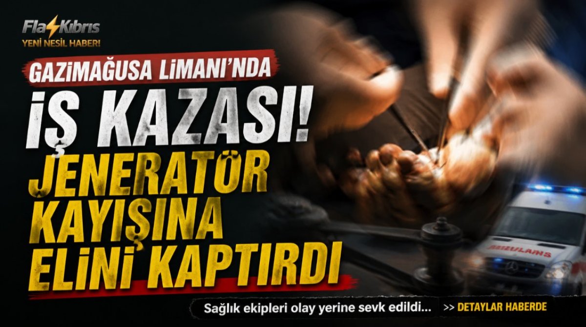 Gazimağusa Limanı’nda iş kazası