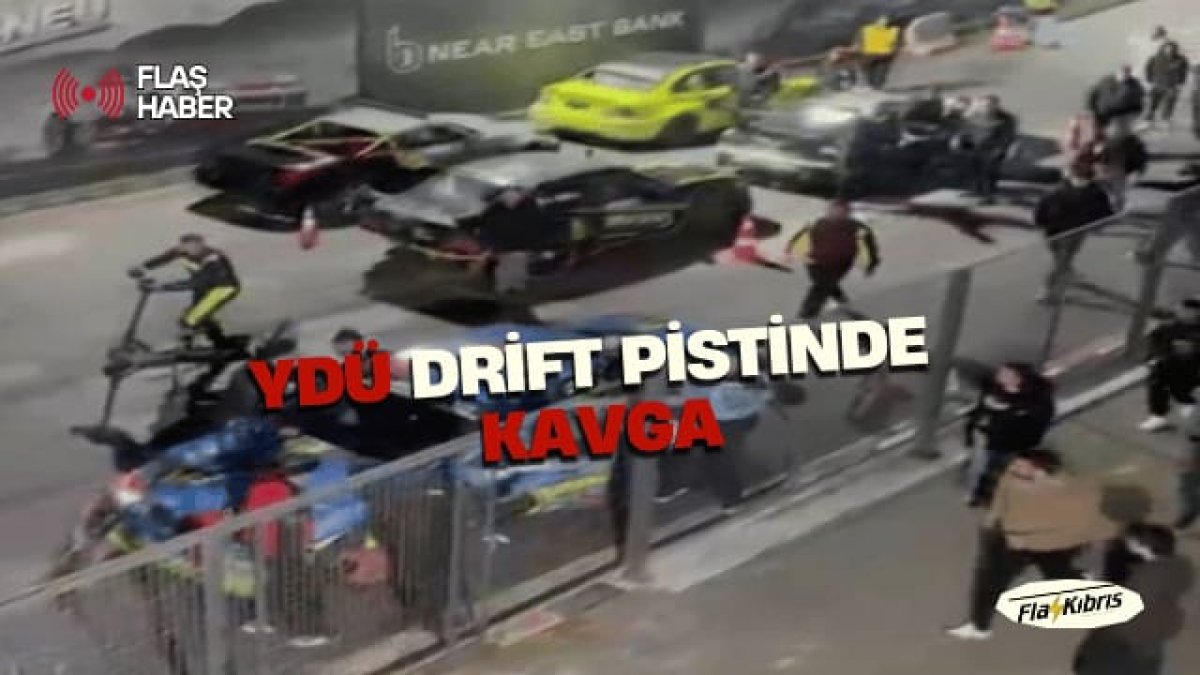 YDÜ Drift pistinde kavga: İbrahim Yücebaş ve Murat Kapacak Hollandalı yarışmacıları dövdü