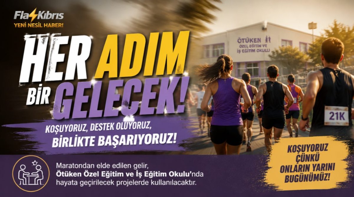 Maratondan elde edilen gelir, Ötüken Özel Eğitim ve İş Eğitim Okulu’nda hayata geçirilecek projelerde kullanılacak