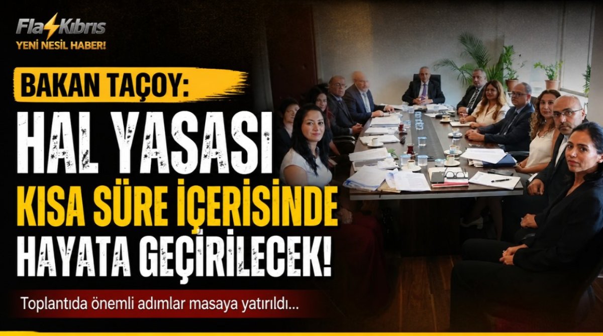 Ekonomi ve Enerji Bakanı Taçoy: Hal Yasası kısa süre içerisinde hayata geçirilecek
