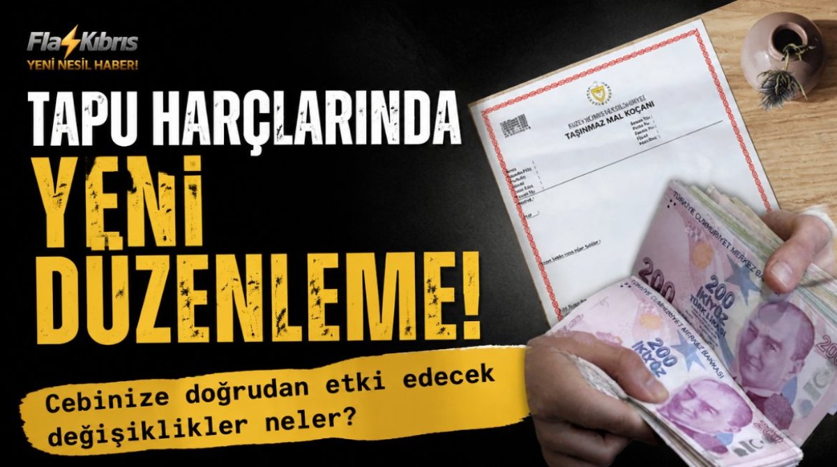 Tapu harçlarında yeni düzenleme
