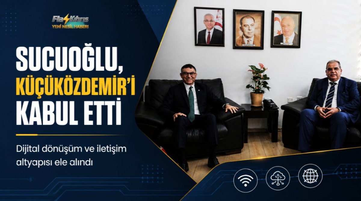 Sucuoğlu, Küçüközdemir’i kabul etti: Dijital dönüşüm ve iletişim altyapısı ele alındı