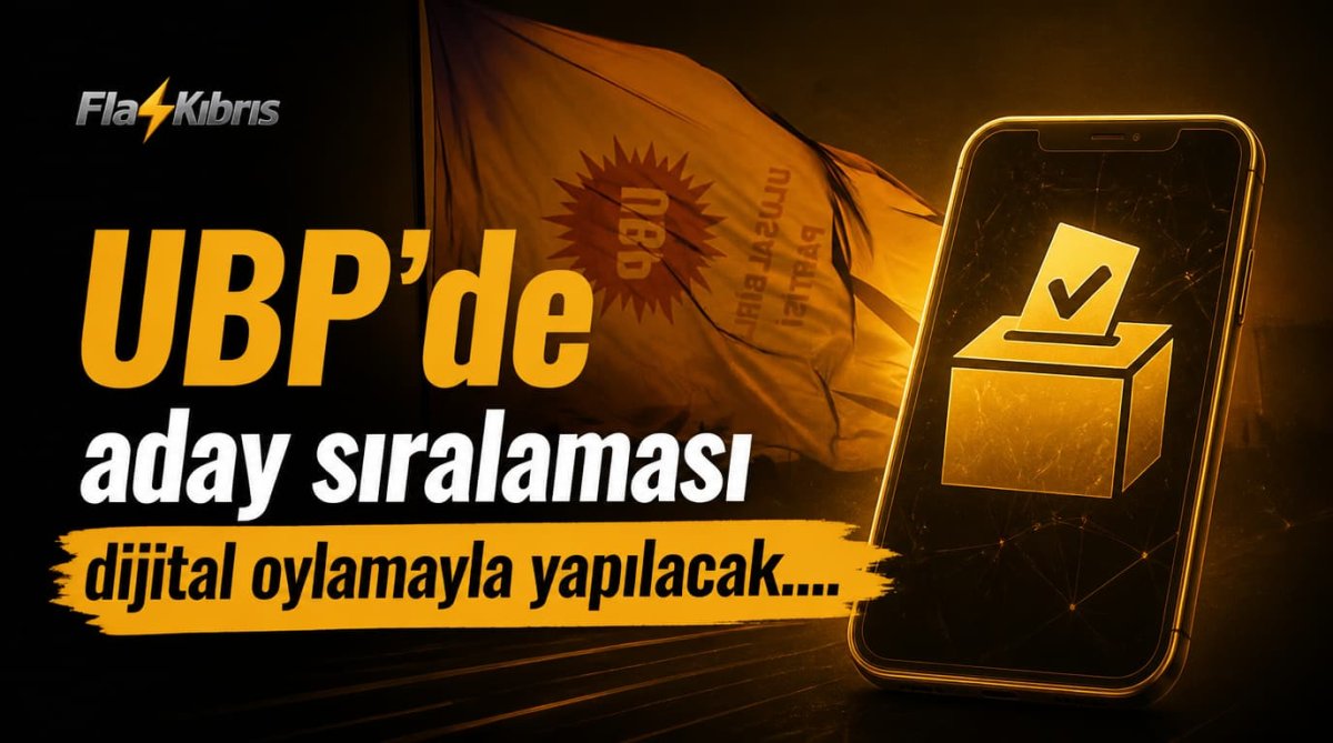 UBP’de aday sıralaması dijital oylamayla yapılacak