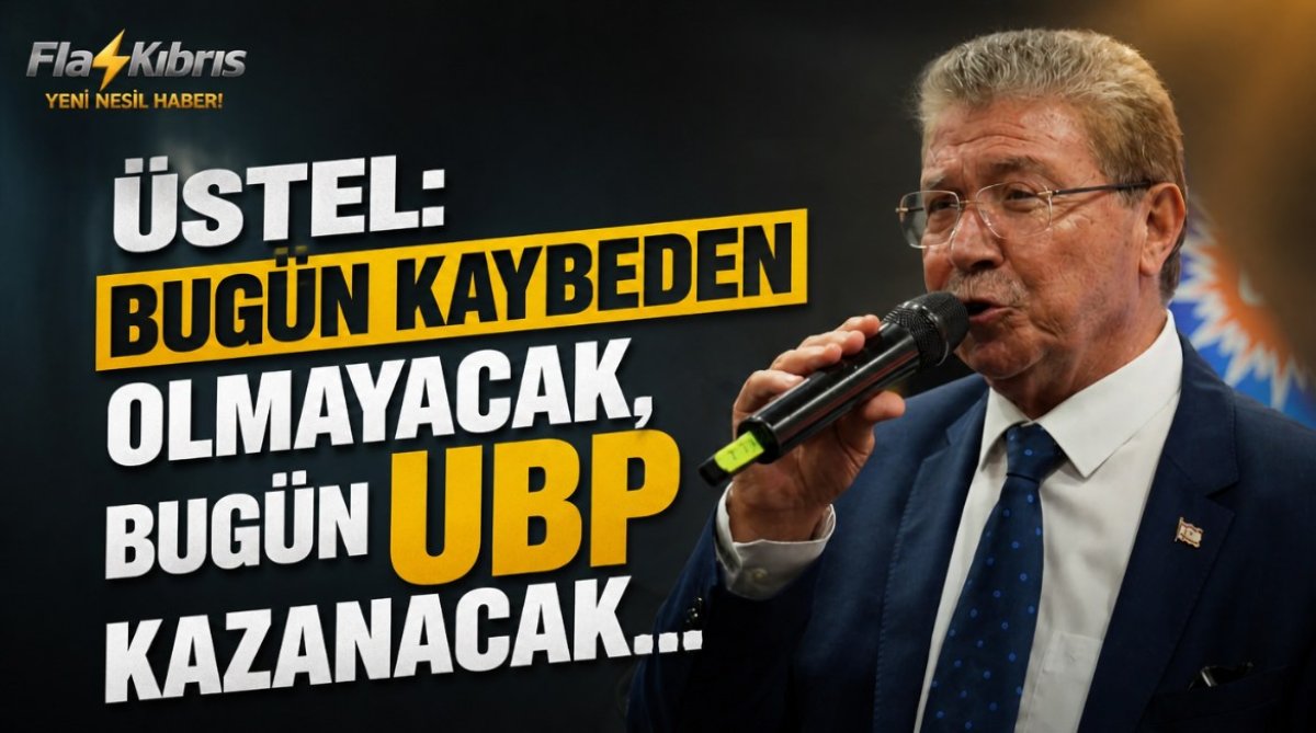 UBP'de ilk oyu Başbakan Üstel kullandı: Bugün kaybeden olmayacak, UBP kazanacak!