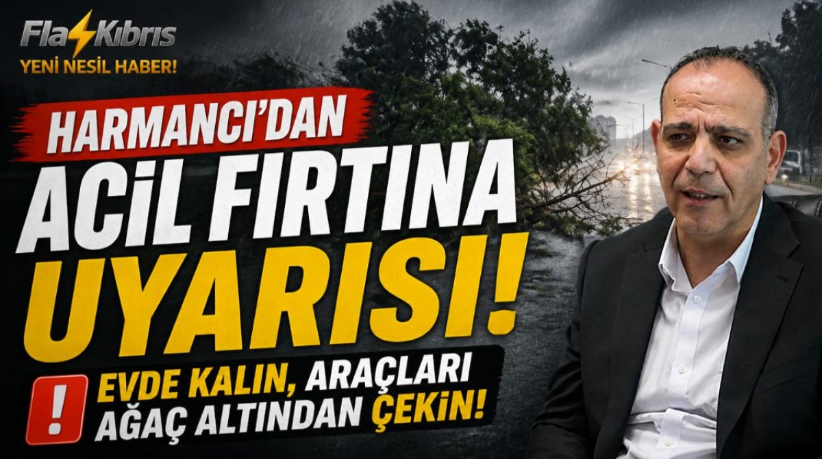 Harmancı'dan fırtına uyarısı