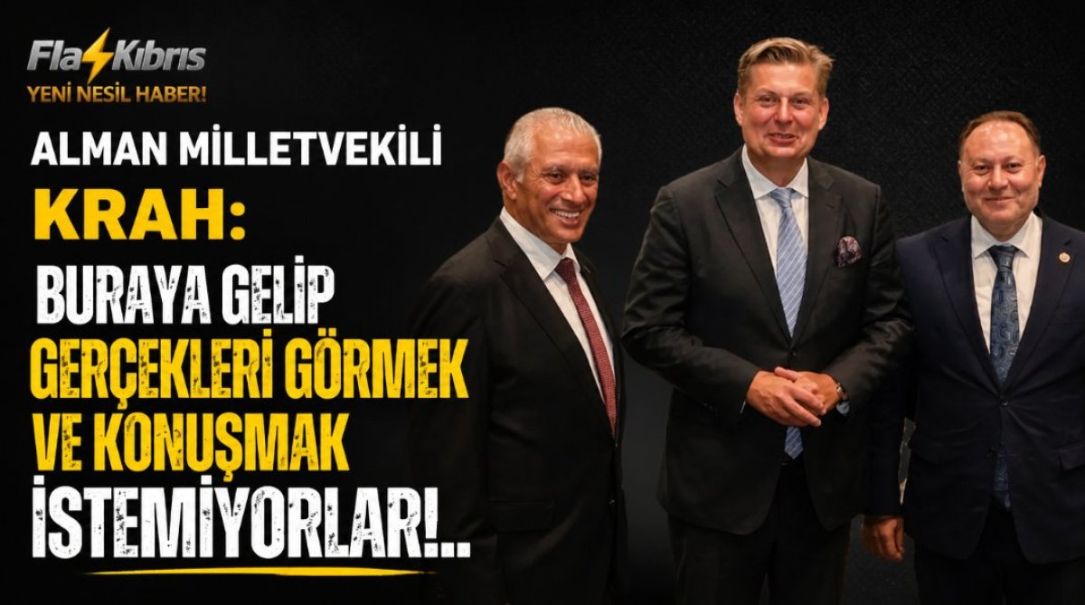 Alman Milletvekili Krah, KKTC'ye geldi