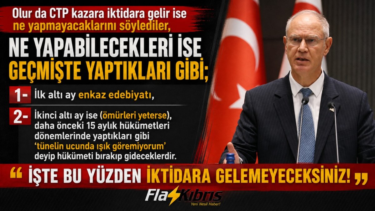 Hasipoğlu, bazı CTP milletvekillerinin “UBP seçimi kazanıp hükümet olursa hayat pahalılığı ödeneğini kesecek” yönündeki açıklamalarına tepki gösterdi