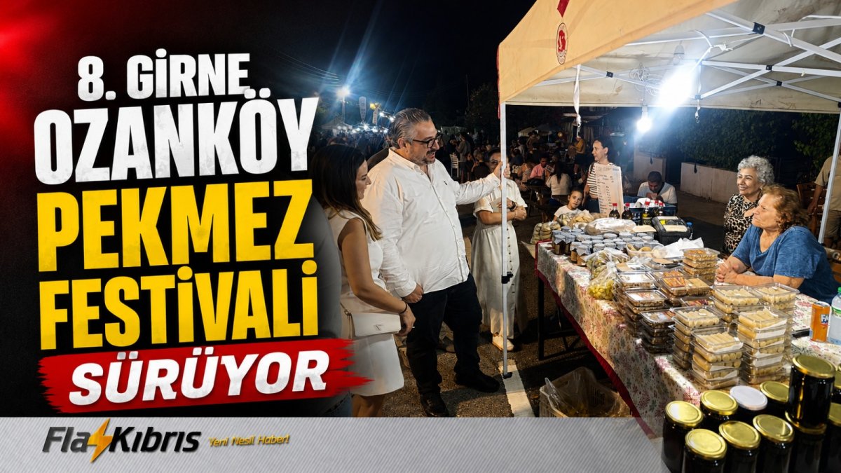 18. Girne Ozanköy Pekmez Festivali sürüyor