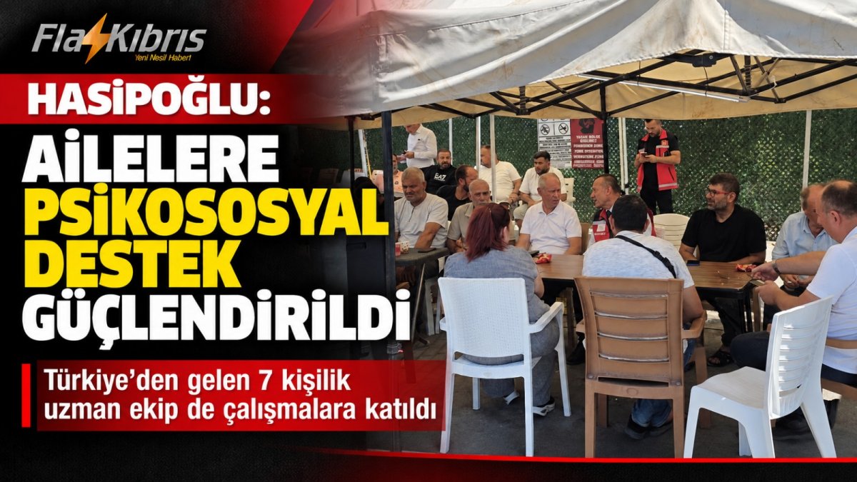 Hasipoğlu: Acıları Paylaşıyor, Ailelerimizin Yanında Duruyoruz