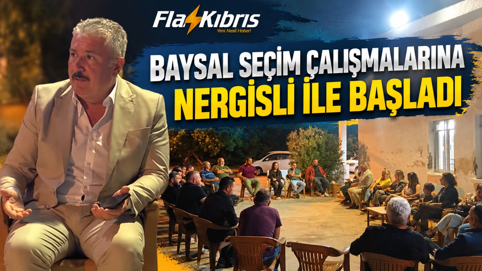 Baysal, seçim çalışmalarını Nergisli’den başlattı