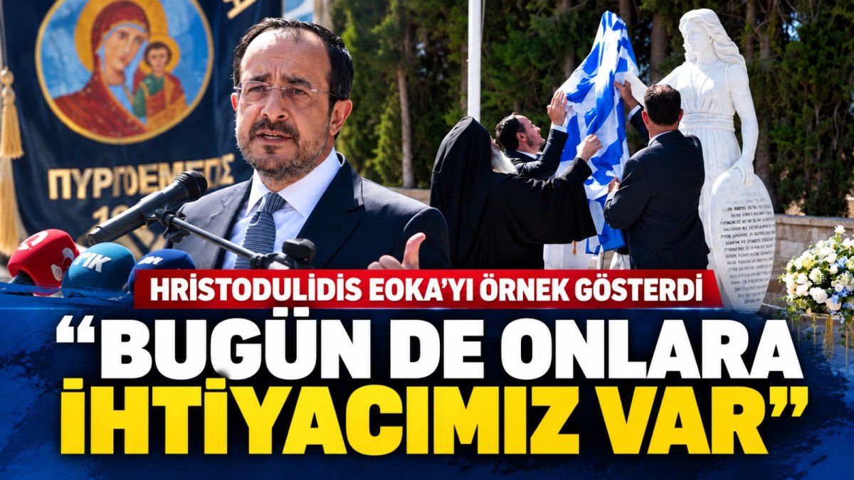 Hristodulidis, EOKA Anıtının Açılışını Yaptı