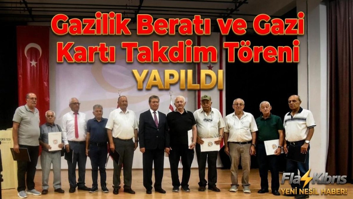 “Gazilik Beratı ve Gazi Kartı Takdim Töreni” yapıldı...