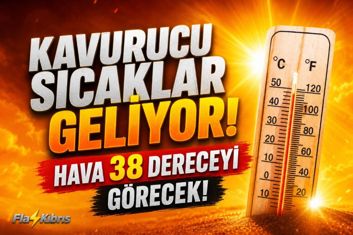 Hava sıcaklığı 38 dereceye kadar yükselecek