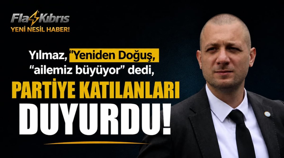 Yılmaz, ''Yeniden Doğuş ailemiz büyüyor'' dedi, partiye katılanları duyurdu