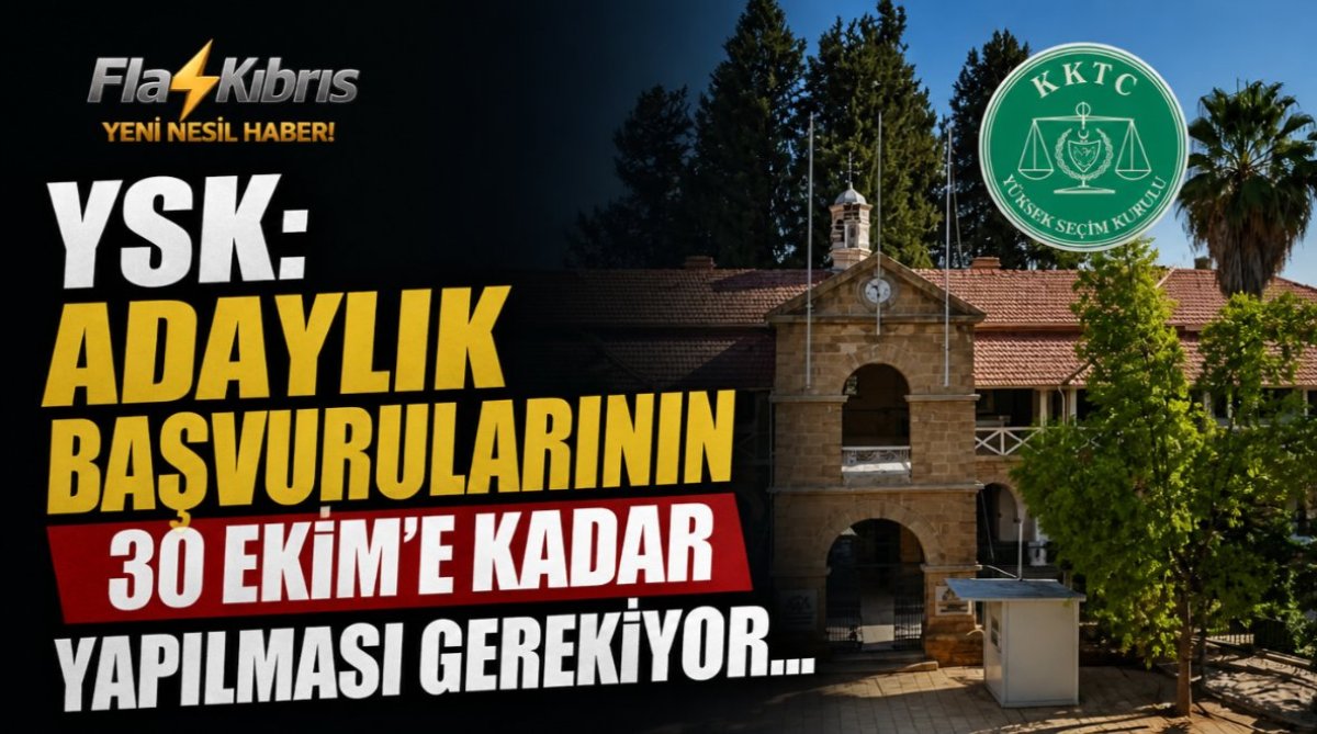 Yüksek Seçim Kurulu: Adaylık başvurularının 30 Ekim’e kadar yapılması gerekiyor