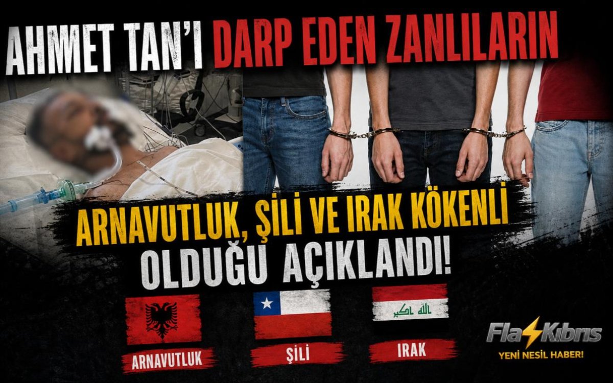 Ahmet Tan’ı Darp Eden Zanlıların Arnavutluk, Şili ve Irak Kökenli Olduğu Açıklandı