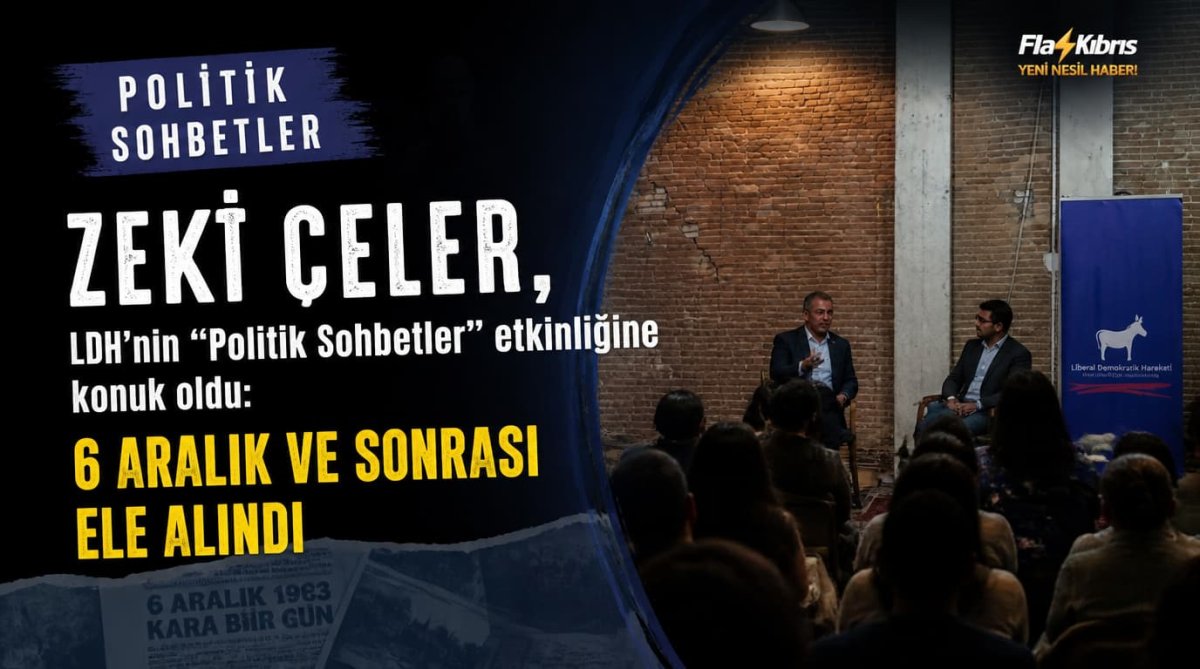 Zeki Çeler, LDH'nin “Politik Sohbetler” etkinliğine konuk oldu: 6 Aralık ve sonrası ele alındı
