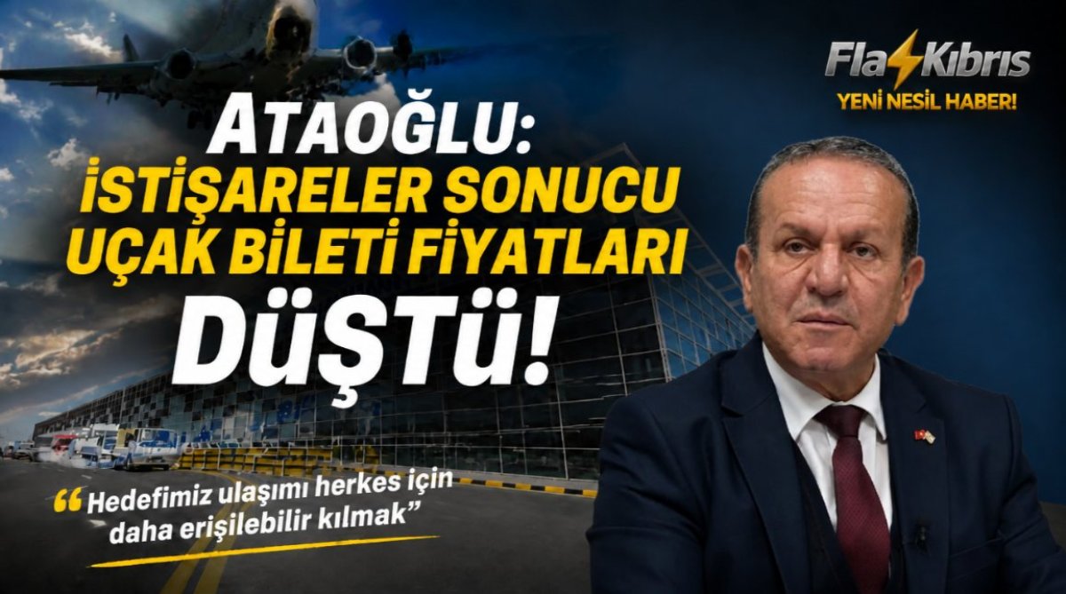 Ataoğlu: İstişareler sonucu uçak bileti fiyatları düştü