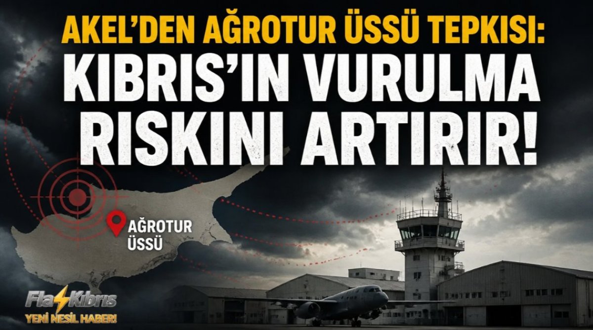 AKEL’den Ağrotur Üssü tepkisi: Kıbrıs’ın vurulma riskini artırır