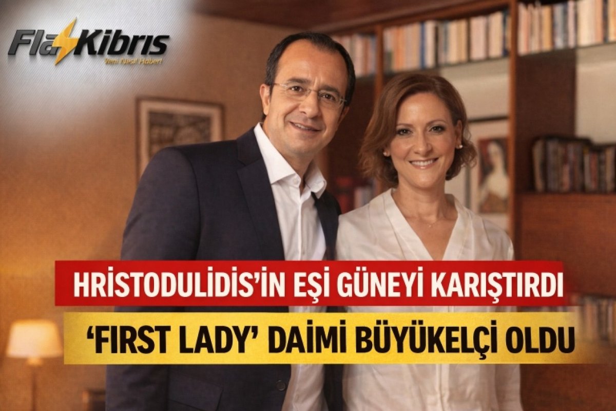 Güney Kıbrıs’ta 'first lady' daimi büyükelçi oldu