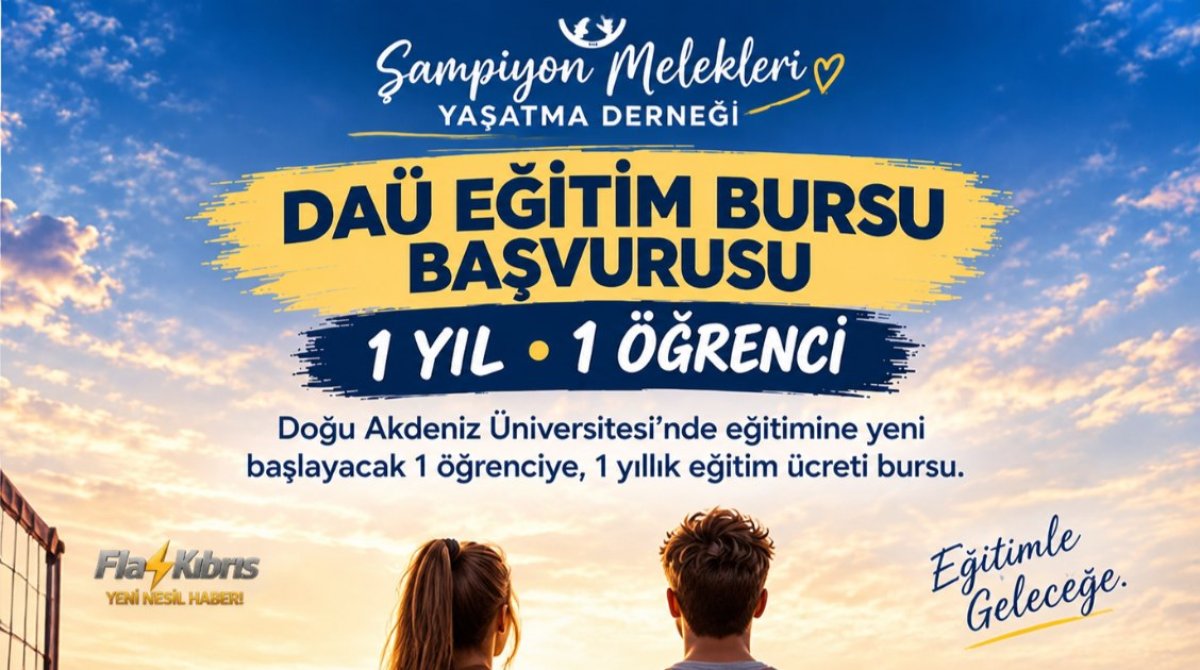 Şampiyon Melekleri Yaşatma Derneği’nden 1 öğrenciye 1 yıllık DAÜ bursu