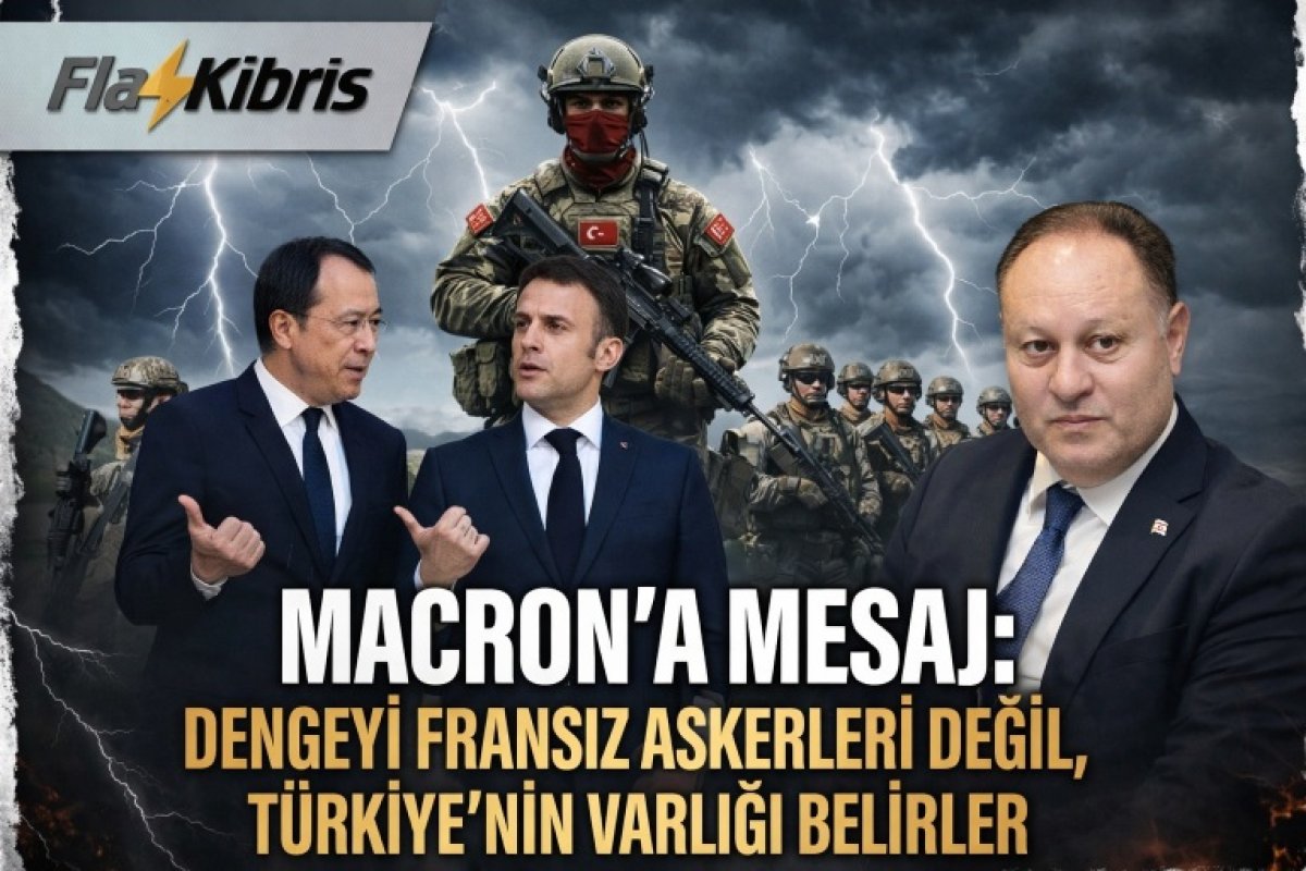 Ziya Öztürkler: Fransa sömürgeci geçmişiyle Kıbrıs Türk halkını yok sayamaz!