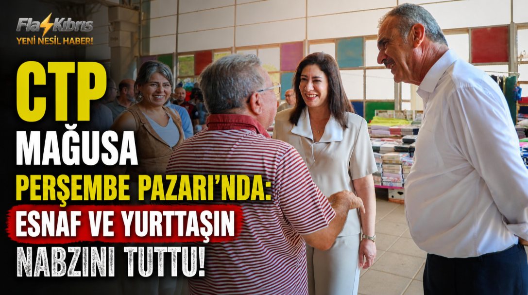 İncirli, Mağusa’da Pazar alanını ziyaret etti