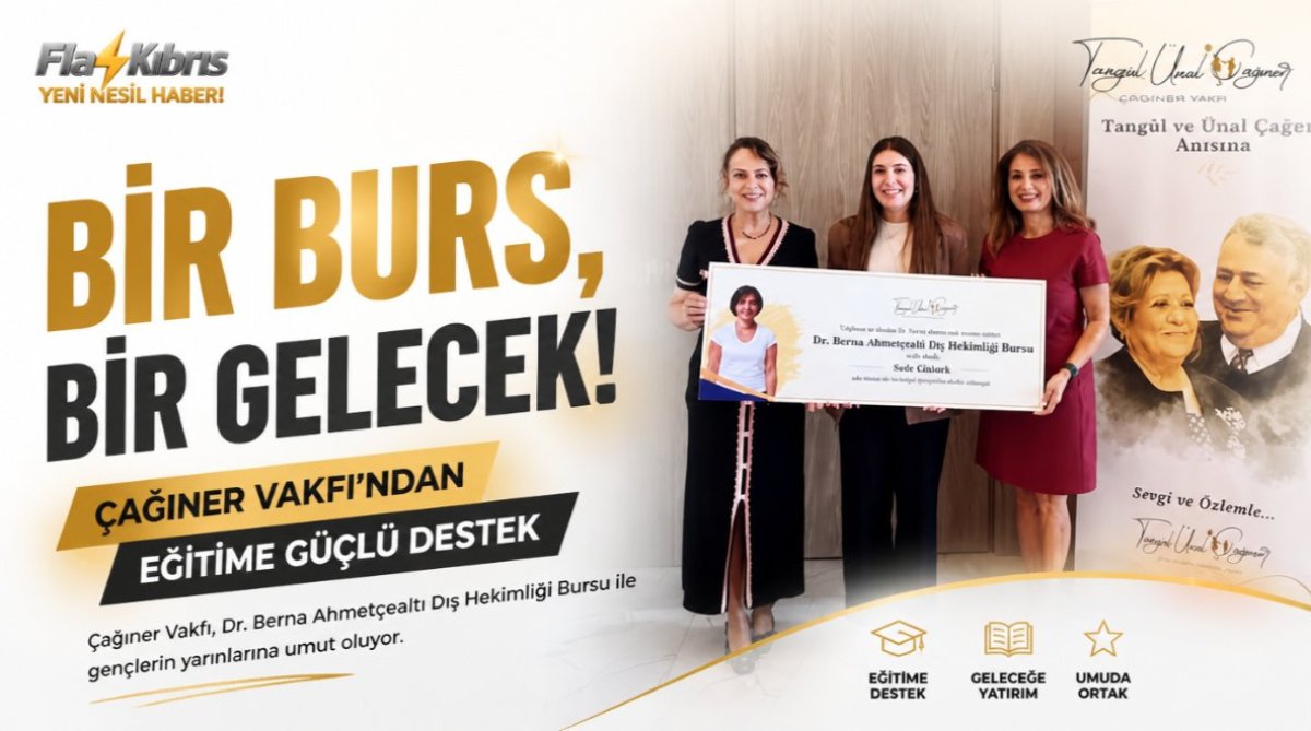 Çağıner Vakfı'ndan eğitim bursu