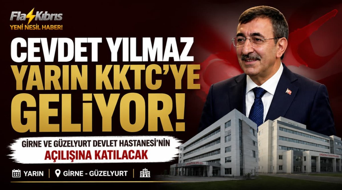 Cevdet Yılmaz yarın KKTC’ye geliyor: Girne ve Güzelyurt Devlet Hastanesi'nin açılışına katılacak