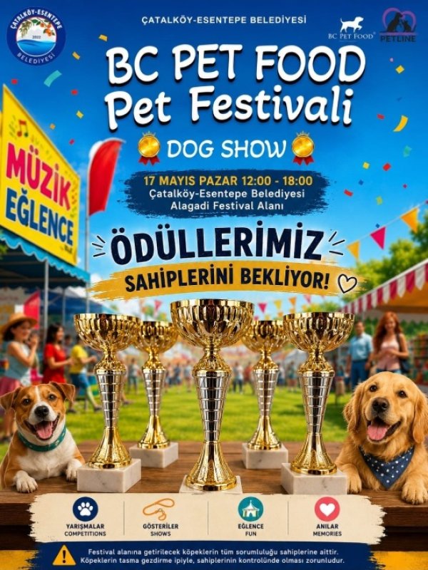 Alagadi’de “BC Pet Food Pet Festivali” Heyecanı Yaşanacak