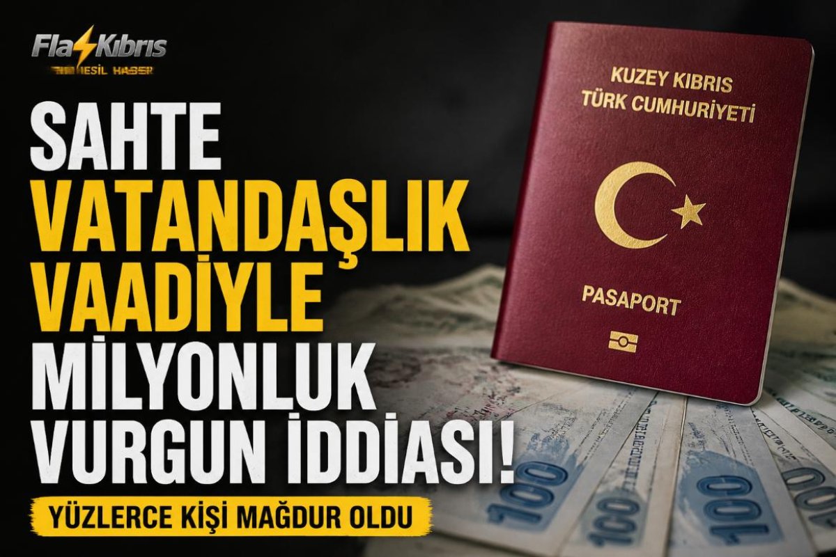 KKTC vatandaşlığı vaadiyle milyonluk vurgun