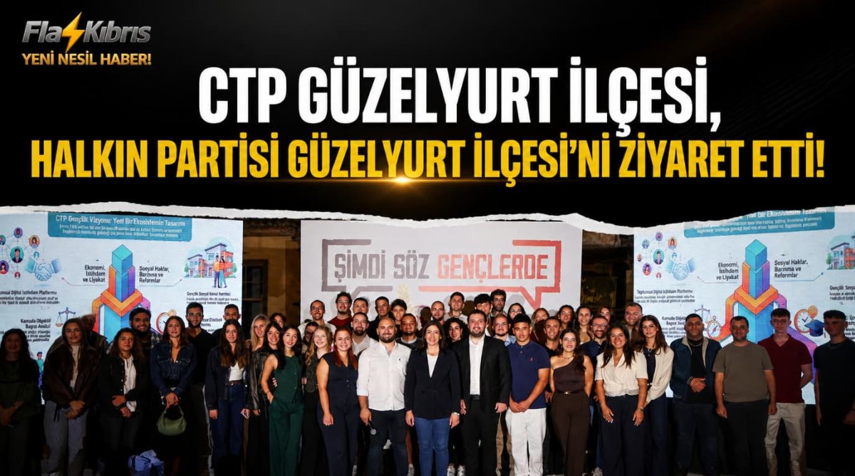 CTP Güzelyurt İlçesi, Halkın Partisi Güzelyurt İlçesi’ni ziyaret etti